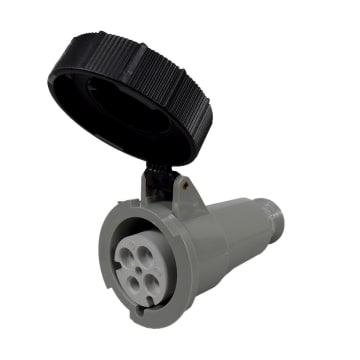 TOMA AE 4X32A 500V 7H IP67 NEGRA