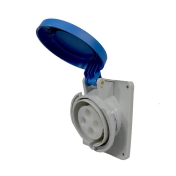 TOMA INC 4X32A 230V 9H IP44 AZUL