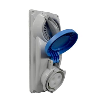 BASE CON INTERR 3X32A 230V 6H IP44 AZUL