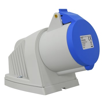TOMA S/PON 3X32 A 230V IP44 90º AZUL