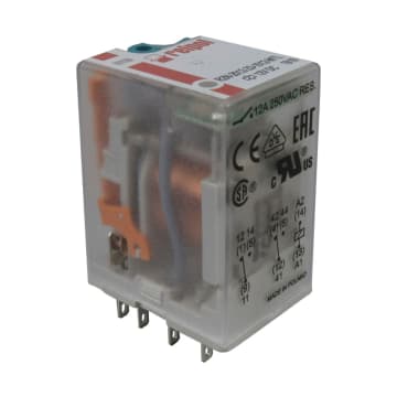 MINI RELEVO 12VDC 8 PINES PLANOS UL