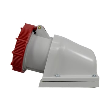 TOMA S/PON 5X32 A 400V IP67 90º ROJO