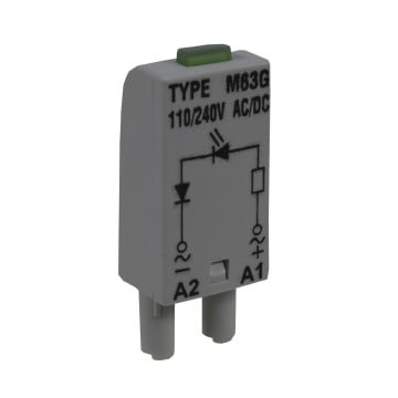 MODULO PILOTO 110-230 VAC/DC VERDE REL