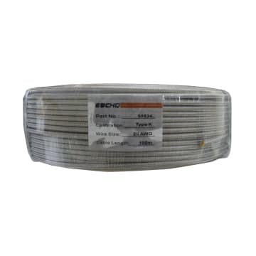 CABLE EXT TC K 20AWG F.V MALLA