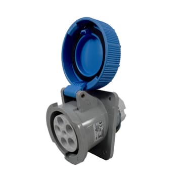 TOMA INC 5X63A 230V 9H IP67 AZUL