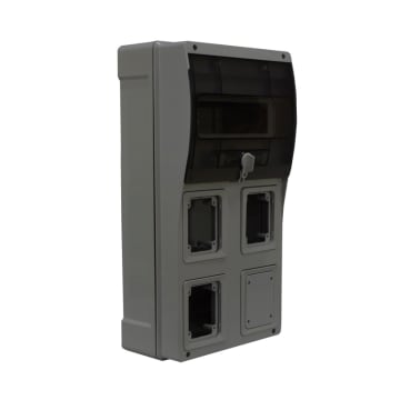 CONTENEDOR PLAST 10MODULOS BASES X4 IP66