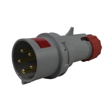 CLAV 5X16A 400V 6H IP44 ROJA