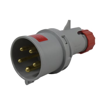CLAV 5X32A 400V 6H IP44 ROJA