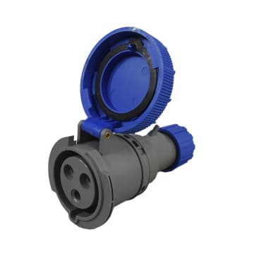 TOMA AEREA IND 32A 230VAC 2 POLOS+T