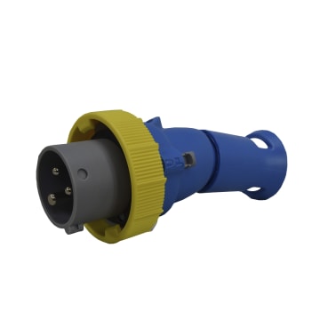 CLAVIJA AEREA 3X16A 110V 4H IP66/67/68/69 AMARILLA XCEE