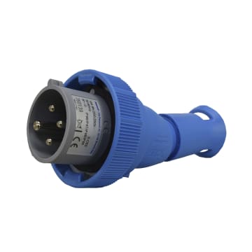 CLAVIJA AEREA 4X16A 220V 9H IP66/67/68/69 AZUL XCEE
