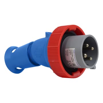 CLAVIJA AE 4X32A 400VAC 3H IP66/67/68/69 ROJA XCEE
