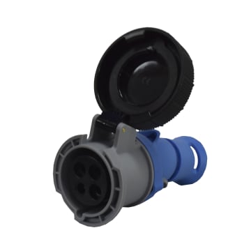 TOMA AEREA 3P+T 4X32A 500V 7H IP66/67/68/69 NEGRA XCEE