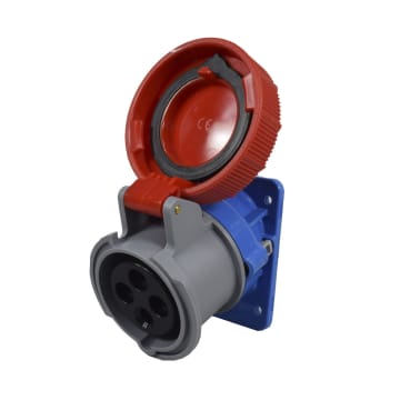 TOMA INCRUSTAR INCLI 4X16A 400V 6H IP66/67/68/69 ROJA XCEE