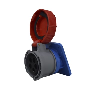 TOMA INCRUSTAR INCLI 5X32A 400V 6H IP66/67/68/69 ROJA XCEE