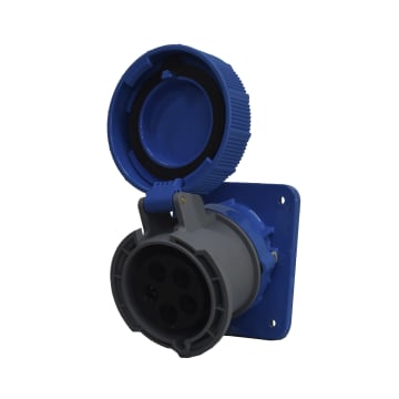 TOMA INCRUSTAR 5X32A 220V 9H IP66/67/68/69 AZUL XCEE