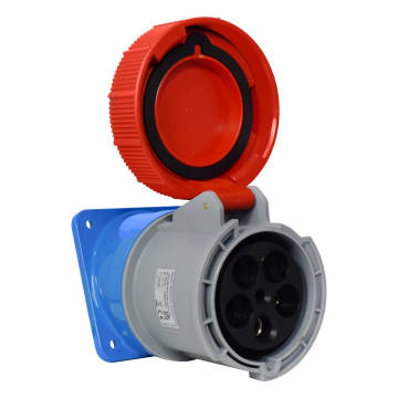 TOMA INC 5X125A 400V 6H IP66/67/68/69 AZUL XCEE