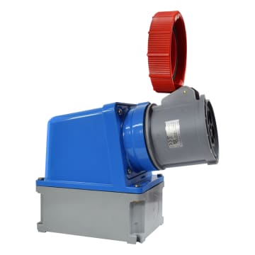 TOMA S/PON 65º 5X125A 6H 415V  IP66/67/68/69 ROJO XCEE
