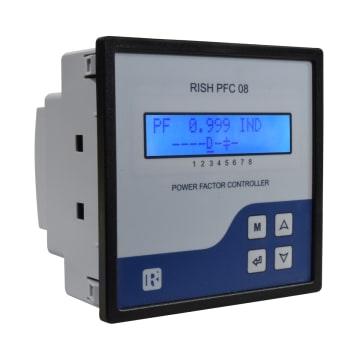 CTR FACTOR DE POTENCIA 8 PASOS MED 30-550VAC 5A 96X96MM