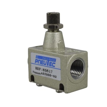 V CONTROL FLUJO 1/4 NPT ALUM 340 L/MIN