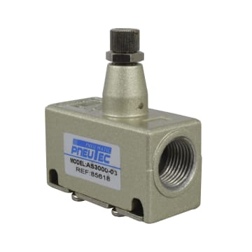 V CONTROL FLUJO 3/8 NPT ALUM 810 L/MIN
