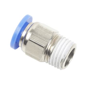 RACOR INST MAC MANG 4mm ROSCA M5 MET X 10 UNID