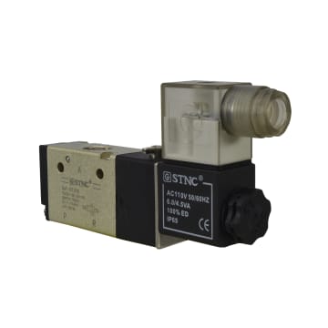 V SOL 2/3 1/4"NPT 110VAC NC AC PIL