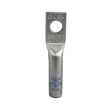 TERMNAL TUB B LAR 6AWG DIA 1/4 AZUL UL