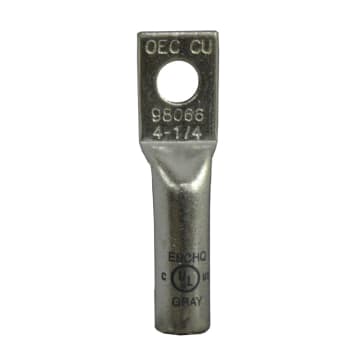 TERMNAL TUB B LAR 4AWG DIA 1/4 GRIS UL