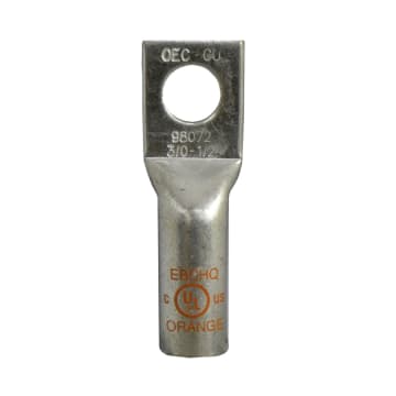 TERMNAL TUB B LAR 3/0AWG DIA 1/2 NARANJA UL