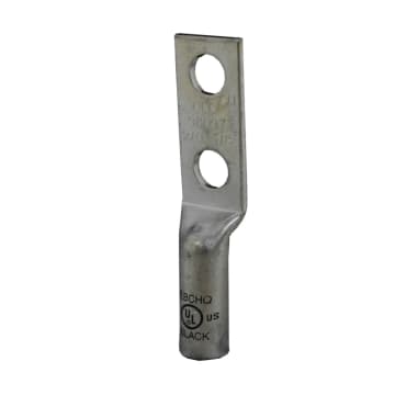TERMNAL TUB B LAR 2H 2/0AWG DIA 3/8 NEGRO
