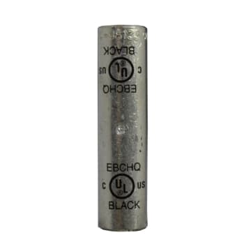 CONECTOR TUB B LAR 2/0AWG L 3-1/8" NEGRO UL