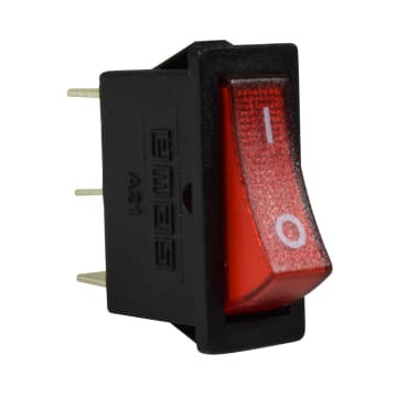 INT BALANCIN RECT ROJO 2 POSC RECT 16(4)A 250V 50 UNID