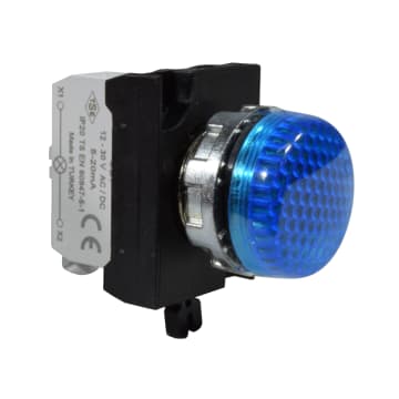 PILOTO MET AZUL 12-30VAC/DC