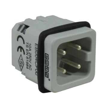 INSERTO MULTIPIN MACHO 4P 10A