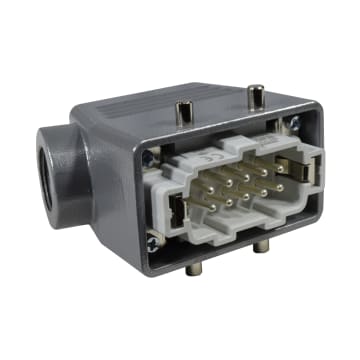 CONECTOR MULTIPIN MACHO 10P 16A ENTRADA LATERAL PG16
