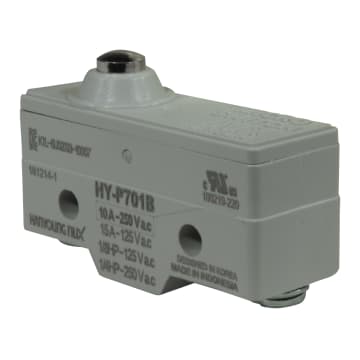 MIC SW PIVOTE CORTO 15A/125V UL
