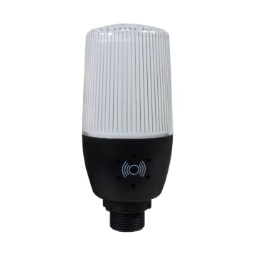 BALIZA MULTICOLOR FIJA / INTERMITENTE 55MM CON BUZZER 110VAC CONEX 22MM