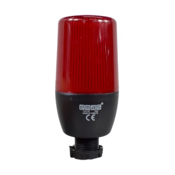 BALIZA FIJA / INTERMITENTE ROJA 55MM 110VAC SIN BUZZER CONEX 22MM