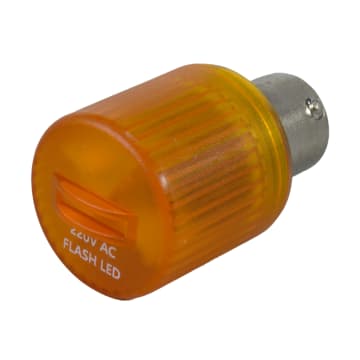 MODULO LED COLOR AMARILLO 220VAC INTERMITENTE