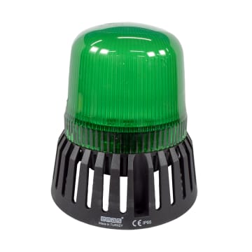 BALIZA MULTIFUNCION LED COLOR VERDE 110-220VAC CON BUZZER