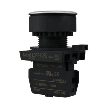 06 LAMP LED ROJO 30mm 110-220VAC PLAST PLAN