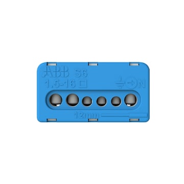 CONECTOR DE STEATITE NO. 2 / 1 POLO / 4 ~ 6MM2  (10~8AWG) X 10 UNID