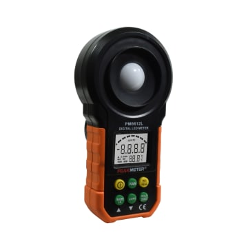 LUXÓMETRO DIGITAL PARA ILUMINACIÓN LED, RANGO 0-200.000LUX. UNIDADES SELECCIONABLES.