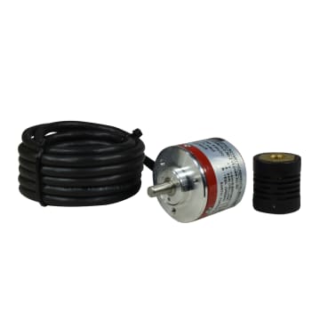 21 ENC-INC-ROT 40MM DIAM EJE 6MM, 360PPR, SAL HTL LINE DRIVER, 5~24 VDC.