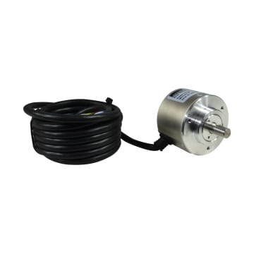 25 ENC-INC-ROT 50MM DIAM EJE 8MM, 360PPR, SAL HTL LINE DRIVER, 5~24 VDC.