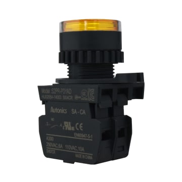 24 PULS PLAST NA + LED AMA 12-24 VDC/AC 22mm