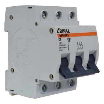 BREAKER 3x6A 230/400V 4.5KA CURVA C