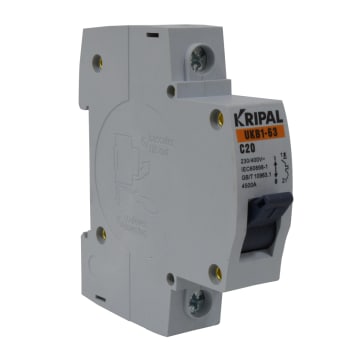 BREAKER 1x20A 230/400V 4.5KA CURVA C