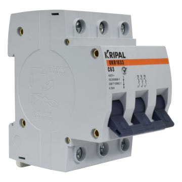 BREAKER 3x63A 230/400V 4.5KA CURVA C
